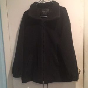 ⬛️Forecaster- Black Fuzzy Coat with Nylon Lining⬛️